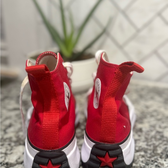 Converse Red Platform High-Tops - Picture 4 of 5